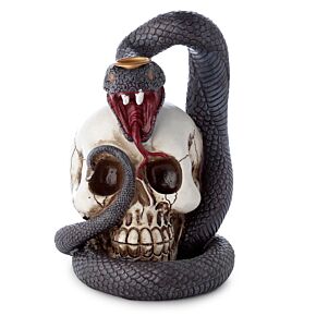 Brûleur d'Encens à Refoulement Reflux Backflow - Serpent & Crâne