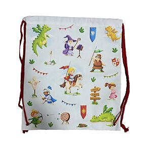 Sac à Cordons - Knights & Dragons Chevaliers & Dragons