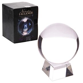 Boule De Cristal Avec Présentoir & Boîte Cadeau 10cm