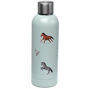 Gourde Isolée 530ml en Acier Inoxydable Willow Farm - Chevaux