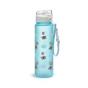 Gourde 600ml en Plastique Renforcé avec Couvercle à Bouton-poussoir - Pusheen le Chat Ballons