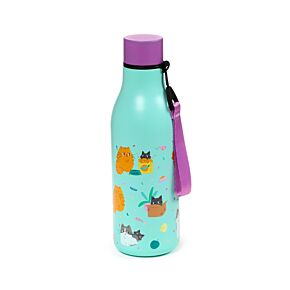 Gourde Isolée 500ml en Acier Inoxydable pour Boissons Chaudes ou Froides - Beans & Co Chats