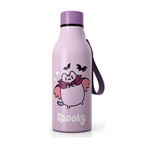 Gourde Isolée 500ml en Acier Inoxydable pour Boissons Chaudes ou Froides - Pusheen le Chat Halloween