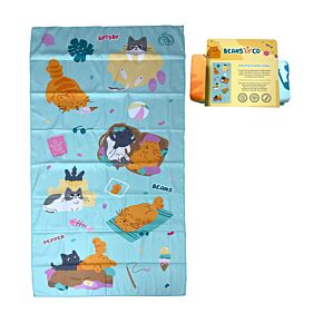 Serviette de Plage en Microfibre - Beans & Co Chats 