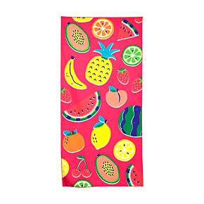 Serviette de Plage en Microfibre - Summer Fruits d'Eté