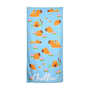 Serviette de Plage en Microfibre - Capybara 
