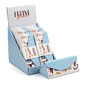 Boîtier a lunettes Feline Fine Chats