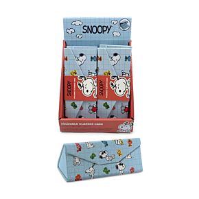 Boîtier a lunettes pliable - Peanuts Snoopy & Woodstock