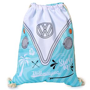 Sac à Cordons en Plastique Recyclé rPET Volkswagen - Van Bus Combi VW T1 Surf Adventure