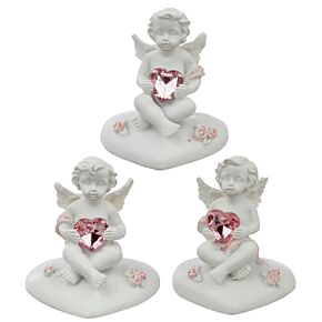 Figurine Peace of Heaven - Chérubin Cœur de Rose