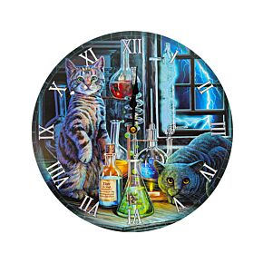 Horloge Lisa Parker - Chats Jekyll et Hyde 