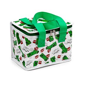 Sac Repas Isotherme en Plastique Recyclé rPET - Minecraft Creeper & TNT