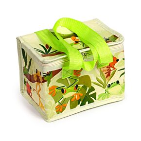 Sac Repas Isotherme en Plastique Recyclé RPET - Tropical Frogs Grenouilles Tropicales