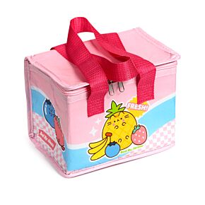 Sac Repas Isotherme en Plastique Recyclé RPET - Pusheen le Chat Fruits