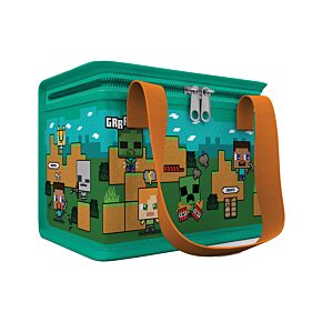 Sac Repas Isotherme en Plastique Recyclé RPET - Minecraft Steve & Alex
