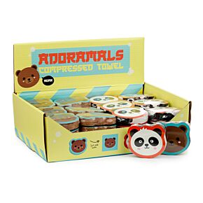 Serviette de Voyage Compressée Adoramals - Animaux