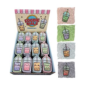 Serviette de Voyage Compréssée - Foodiemals Bubble Tea 