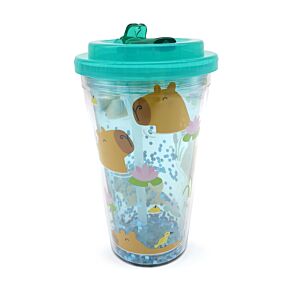 Gobelet Double-Paroi incassable avec paille - Capybara 