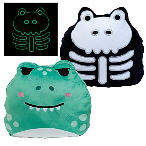 Peluche Réversible Phosphorescent Squidglys Adoramals Adorasaur - Scratch, le Dinosaure