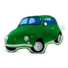 Coussin Peluché Fiat 500 Verte 