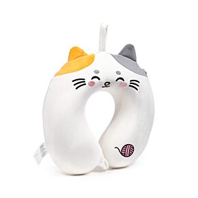 Coussin de Voyage Relaxeazzz Peluché Mémoire de Forme - Lola la Minette Adoramals 
