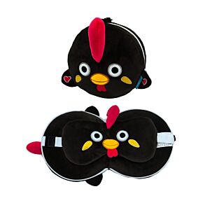 Relaxeazzz Coq De Barcelos Coussin de voyage 2 en 1 