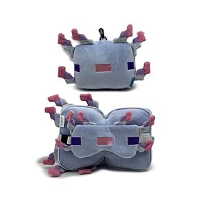 Coussin de Voyage Relaxeazzz Peluché 2-en-1 avec Masque Yeux - Minecraft Axolotl 