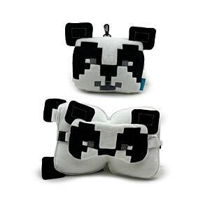 Coussin de Voyage Relaxeazzz Peluché 2-en-1 avec Masque Yeux - Minecraft Panda 