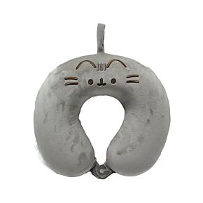 Coussin de Voyage Relaxeazzz Peluché Mémoire de Forme Pusheen le Chat 