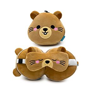 Relaxeazzz Mimi la Marmotte Coussin de voyage 2 en 1 Relaxeazzz  