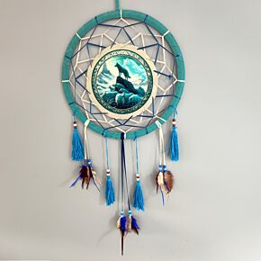 Attrape-rêves Esprit du Loup 33cm