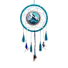 Attrape-rêves Esprit du Loup 33cm