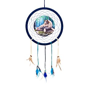 Attrape-rêves Lisa Parker Loup & Fée 33cm