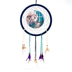 Attrape-rêves Lisa Parker Fée et Licorne 33cm 