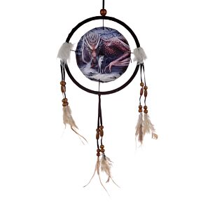 Attrape-rêves Lisa Parker - Alliance Dragon & Loup 16cm