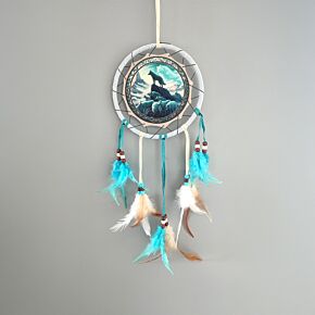 Attrape-rêves Esprit des Loups 16cm