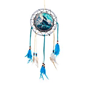 Attrape-rêves Esprit des Loups 16cm