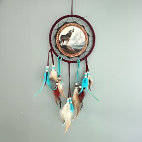 Attrape-rêves Loup des Montagnes 16cm 