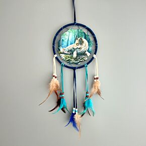 Attrape-rêves Lisa Parker Loup & Fée 16cm