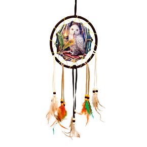 Attrape-rêves Lisa Parker Hibou Gardien des Invocations 16cm