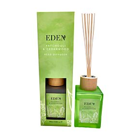 Diffuseur par capilarité 100ml Eden - Patchouli & Bois de Cèdre 