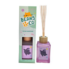 Diffuseur par capilarité 100ml - Cacao Cachemire Beans & Co Chats 