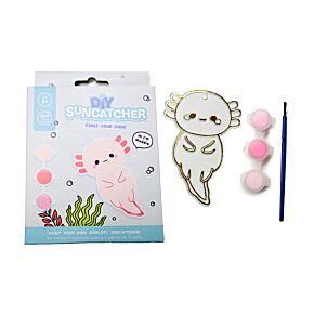 Capteur de Soleil DIY à peindre - Adoramals Maddie l'Axolotl 