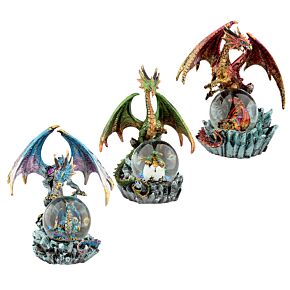 Boule à Neige ou à Eau Dark Legends-Dragon  Œil de Cristal