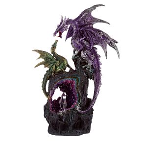 Figurine Dragon Dark Legends - Le Pouvoir du Cristal d&#039;Améthyste
