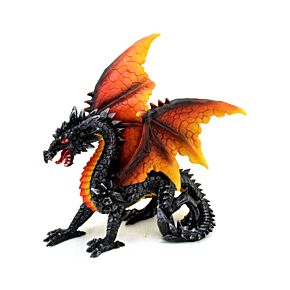 Dragon de feu et d'Obsidienne Protecteur de la Nuit - Dark Legends 