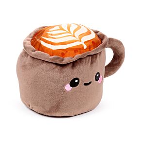 Câle-porte Peluché - Foodiemals Cappuccino