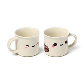 Ensemble de 2 Tasses à Expresso - Foodiemals 