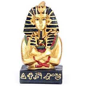 Buste Pharaon Toutankhamon avec Fouet et Crosse