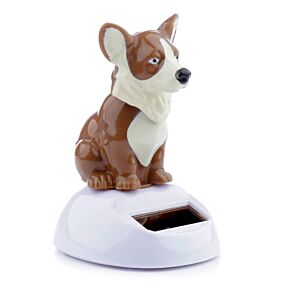 Figurine Solaire - Chien Corgi